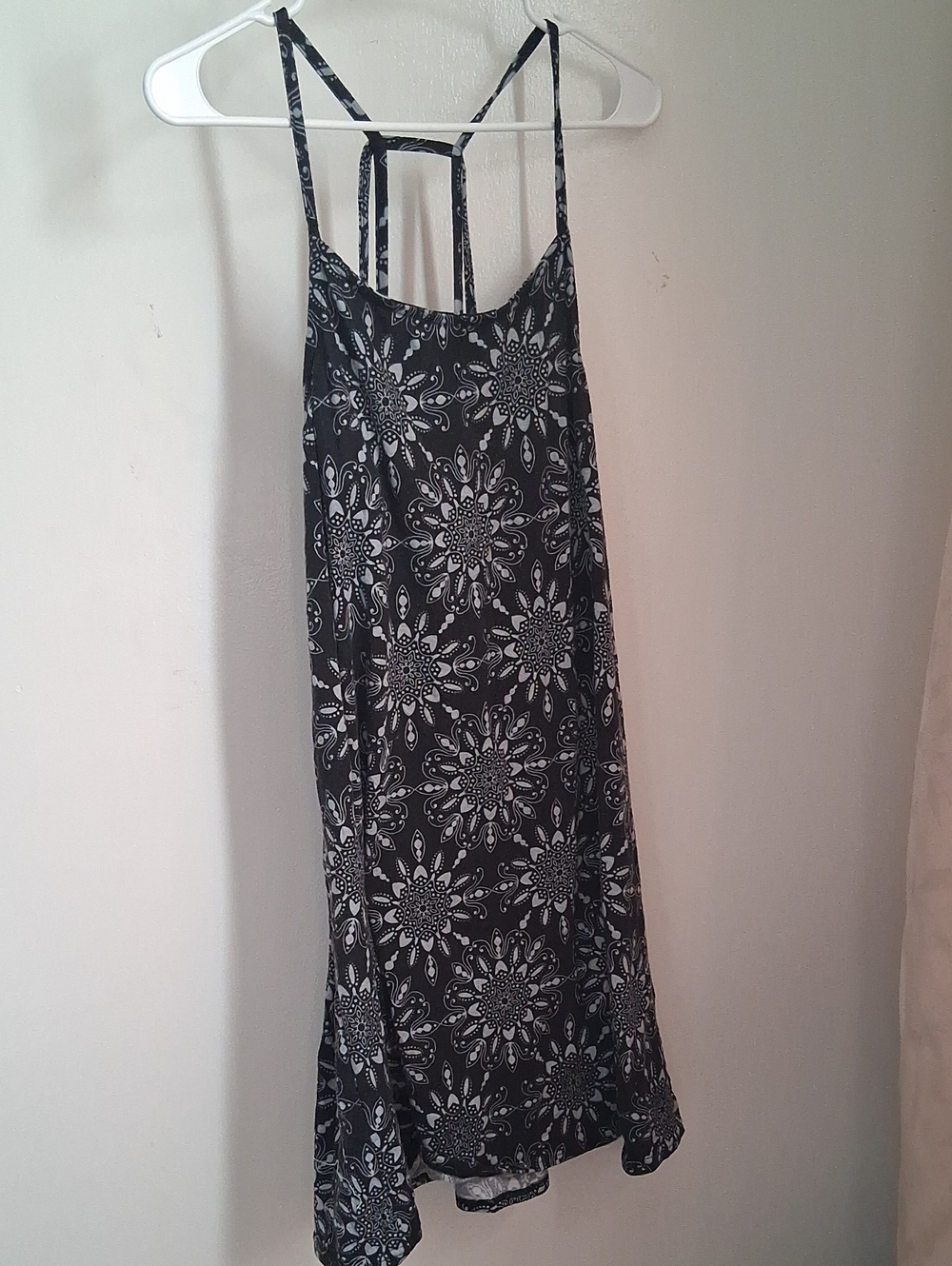 Ganesh Boho Kaleidoscope Medallion Strappy Cage Back Sundress